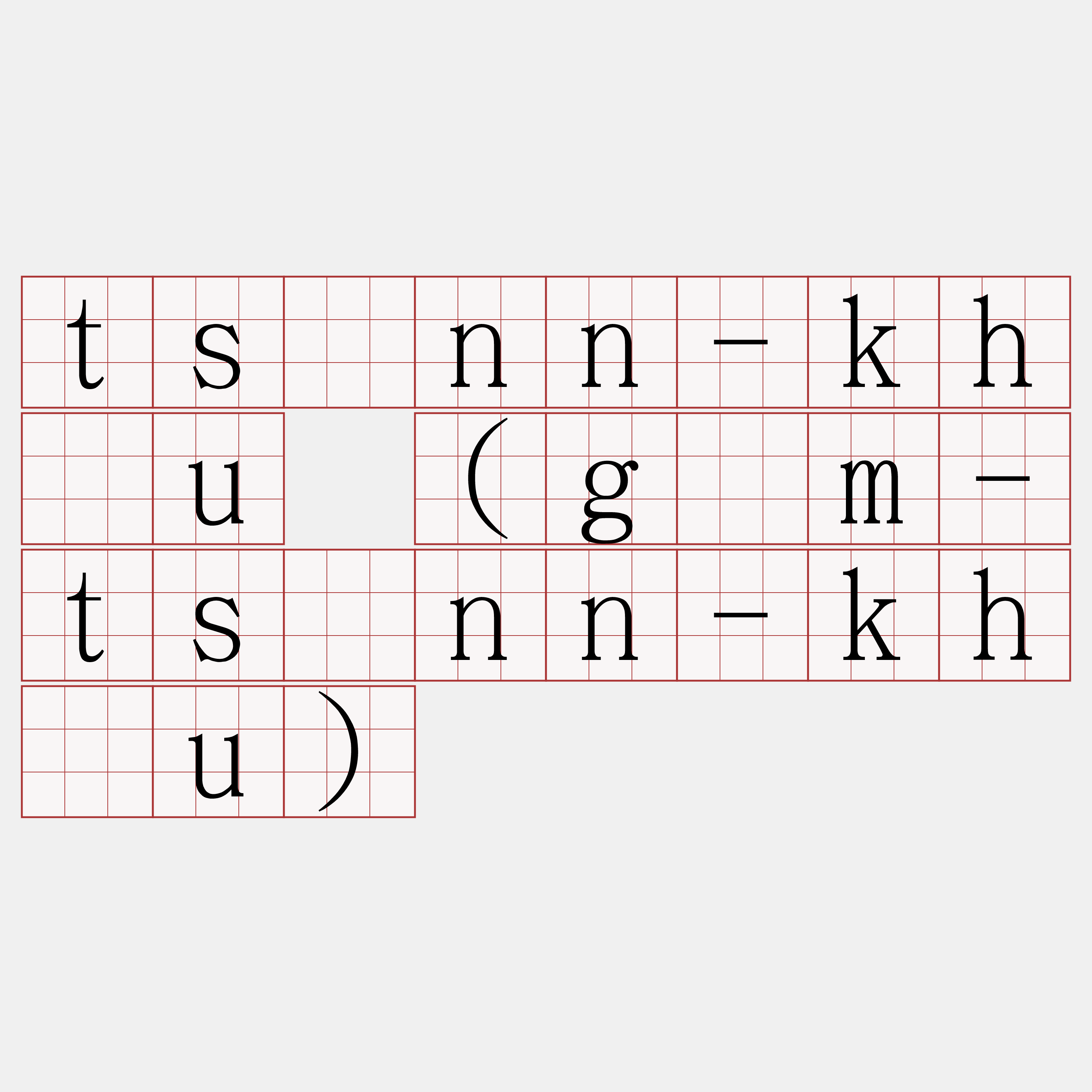 tsînn-kháu (gîm-tsînn-kháu)